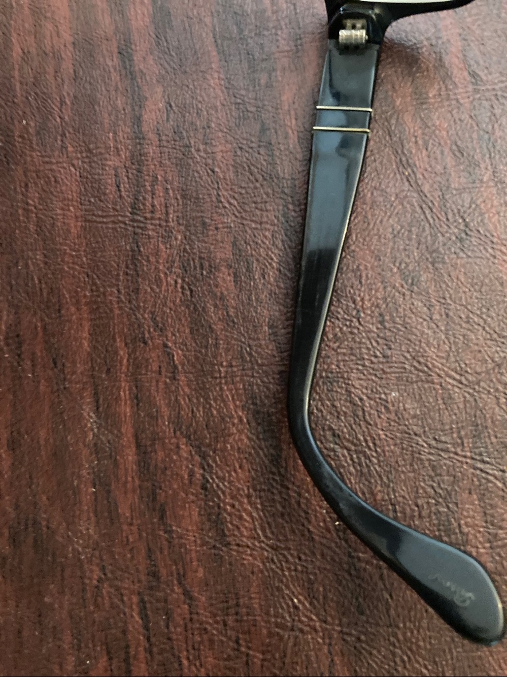 Persol Black Frame and NEW Black Replacement Sunglass Lenses with Case - Picture 5 of 5